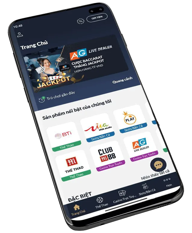 Bàn chơi Baccarat trực tuyến với dealer người thật trên mb661 app